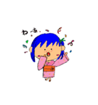 AME NO YUKATA: SUMMER MEMORIES（個別スタンプ：16）