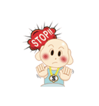 Light bald uncle（個別スタンプ：18）