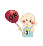 Light bald uncle（個別スタンプ：22）
