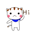 white Kitten ＆ Red Panda.（個別スタンプ：1）
