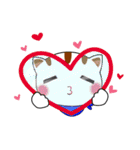 white Kitten ＆ Red Panda.（個別スタンプ：6）