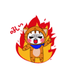 white Kitten ＆ Red Panda.（個別スタンプ：19）