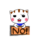white Kitten ＆ Red Panda.（個別スタンプ：35）