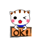 white Kitten ＆ Red Panda.（個別スタンプ：36）