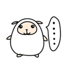 本当は色々思ってるひつじ（個別スタンプ：10）