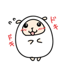 本当は色々思ってるひつじ（個別スタンプ：34）