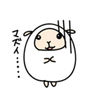本当は色々思ってるひつじ（個別スタンプ：35）