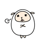 本当は色々思ってるひつじ（個別スタンプ：36）