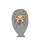Seal Man,Harvey.（個別スタンプ：34）