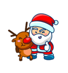 Cool Funny Santa Claus（個別スタンプ：4）