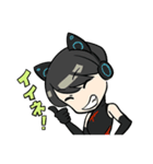 猫娘颱風（個別スタンプ：4）
