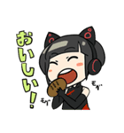 猫娘颱風（個別スタンプ：5）