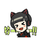猫娘颱風（個別スタンプ：7）