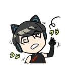 猫娘颱風（個別スタンプ：10）