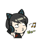 猫娘颱風（個別スタンプ：20）