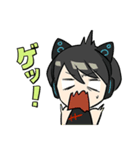猫娘颱風（個別スタンプ：22）