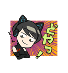 猫娘颱風（個別スタンプ：24）
