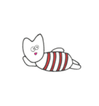 元気な女の子のスタンプ（個別スタンプ：1）