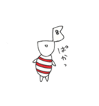 元気な女の子のスタンプ（個別スタンプ：3）