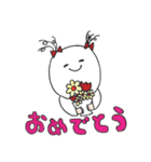 元気な女の子のスタンプ（個別スタンプ：7）