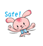 Cat Rabbit League-Baseball（個別スタンプ：5）