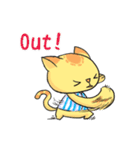 Cat Rabbit League-Baseball（個別スタンプ：6）