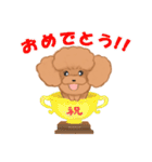CUP POODLE プードルといろんなカップ（個別スタンプ：14）