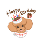 CUP POODLE プードルといろんなカップ（個別スタンプ：15）