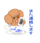 CUP POODLE プードルといろんなカップ（個別スタンプ：37）