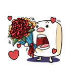 Mr. Tofu3~full in love with Tofu lady（個別スタンプ：36）