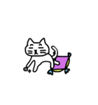 らくがき白ねこ。（個別スタンプ：14）