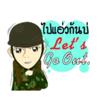 Police/Soldier thailand v.Eng/Isan（個別スタンプ：12）