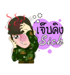 Police/Soldier thailand v.Eng/Isan（個別スタンプ：26）