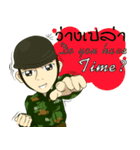 Police/Soldier thailand v.Eng/Isan（個別スタンプ：37）