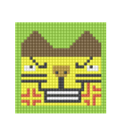 8-bit pixel カステラ猫（個別スタンプ：20）