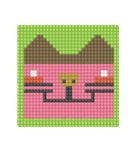 8-bit pixel カステラ猫（個別スタンプ：26）