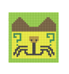 8-bit pixel カステラ猫（個別スタンプ：27）