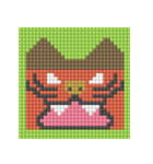 8-bit pixel カステラ猫（個別スタンプ：28）