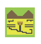 8-bit pixel カステラ猫（個別スタンプ：29）