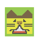 8-bit pixel カステラ猫（個別スタンプ：31）