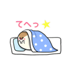 どうしても眠い文鳥（個別スタンプ：8）