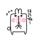 Happy bunny＆cat（個別スタンプ：31）