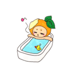 愛媛生まれの妖精みかんちゃん その①（個別スタンプ：1）