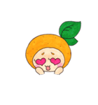 愛媛生まれの妖精みかんちゃん その①（個別スタンプ：34）