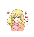 colorful girlsスタンプ（個別スタンプ：6）