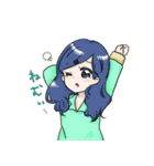 colorful girlsスタンプ（個別スタンプ：10）