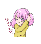 colorful girlsスタンプ（個別スタンプ：30）