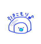 青ペンイラスト  アザラシ編（個別スタンプ：5）