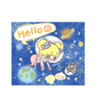 宇宙人と地球人と猫の日常（個別スタンプ：2）