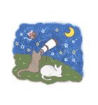 宇宙人と地球人と猫の日常（個別スタンプ：39）